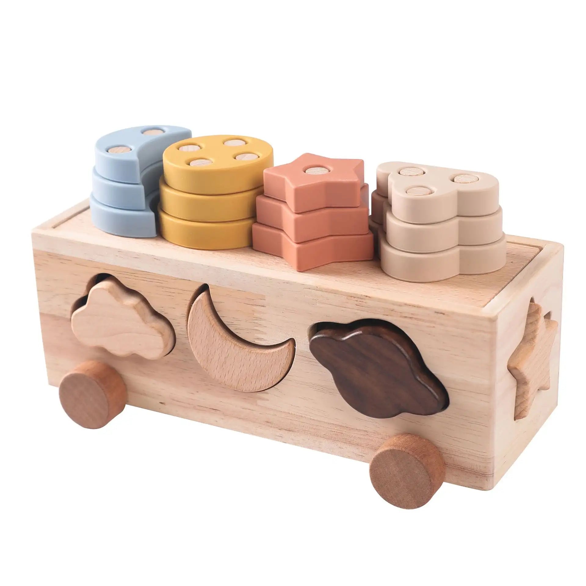 Montessori-Holzspielzeug für Kleinkinder