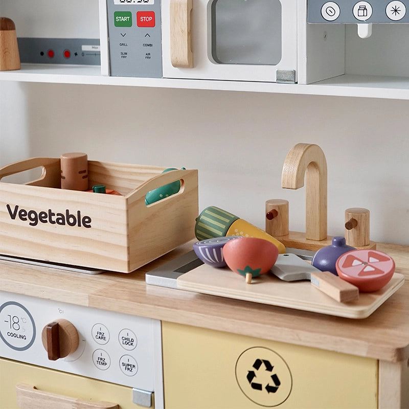 Ensemble de cuisine en bois pour enfants