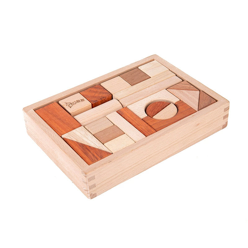 Holzbaustein-Set für Kleinkinder