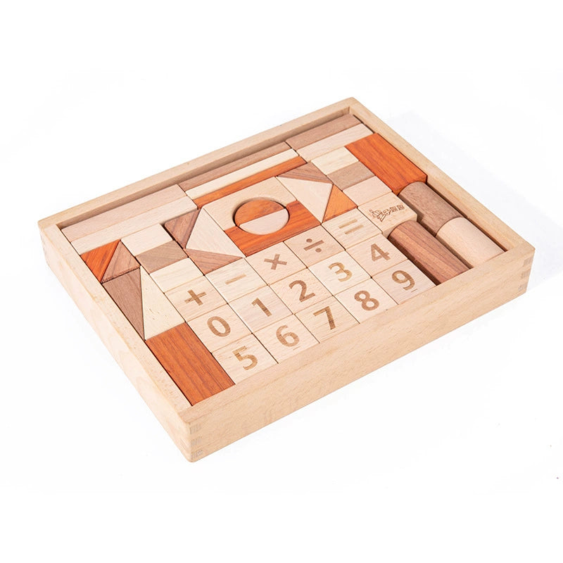 Holzbaustein-Set für Kleinkinder