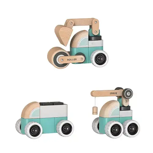 Voitures en bois pour les tout-petits