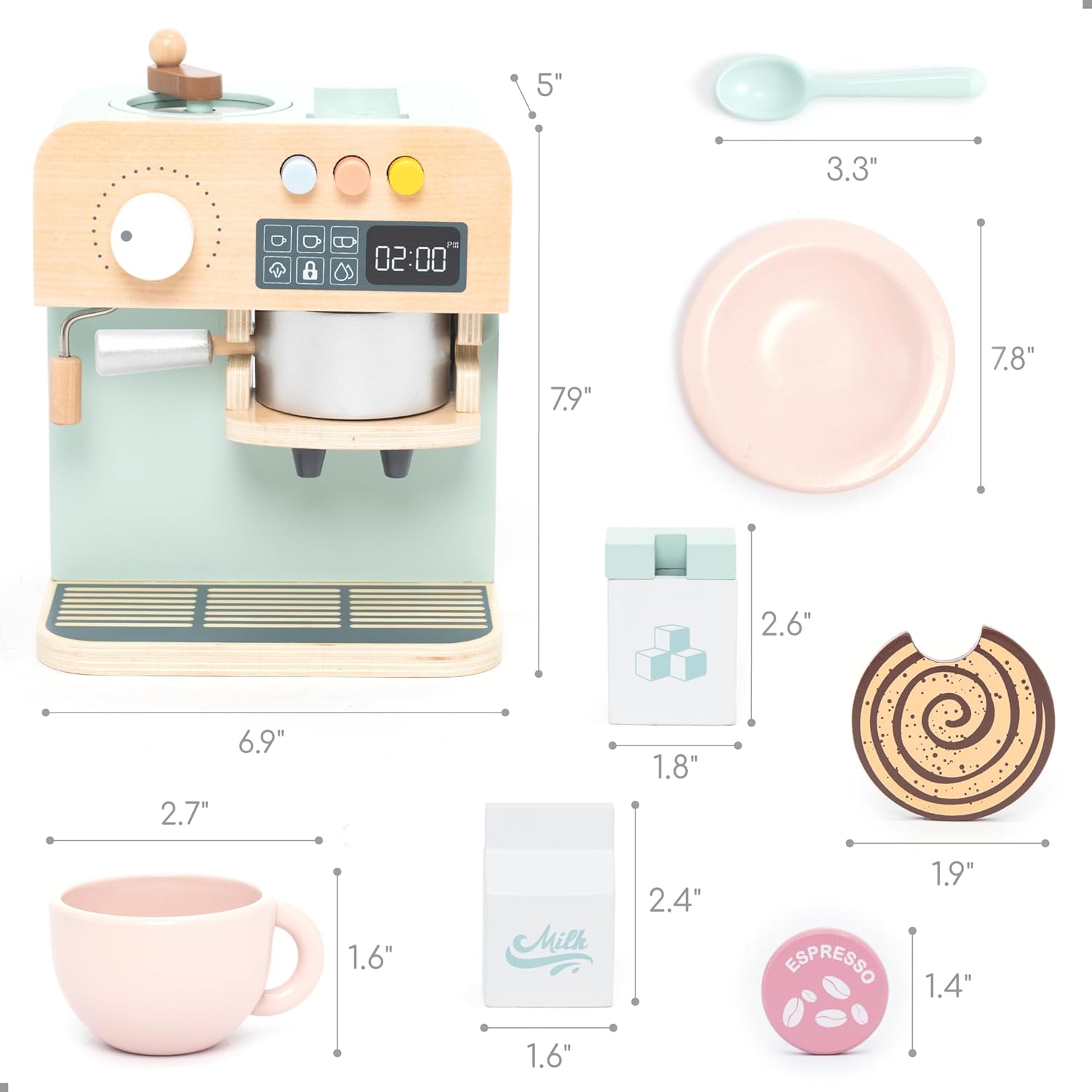 Wooden Coffee Maker Toy