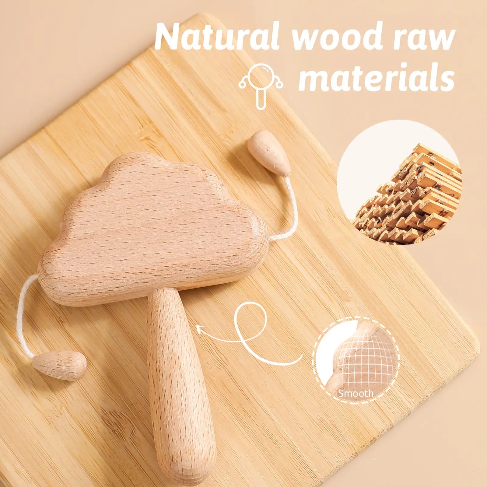 Jouet d'activités en bois