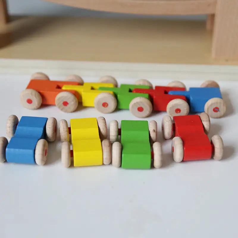 Wooden Track Building Blocks