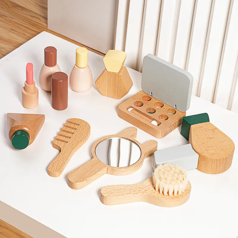 Wooden Pretend Play Kitchen Set