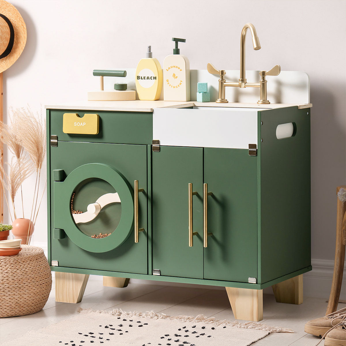 Vintage Wooden Toy Washing Machine