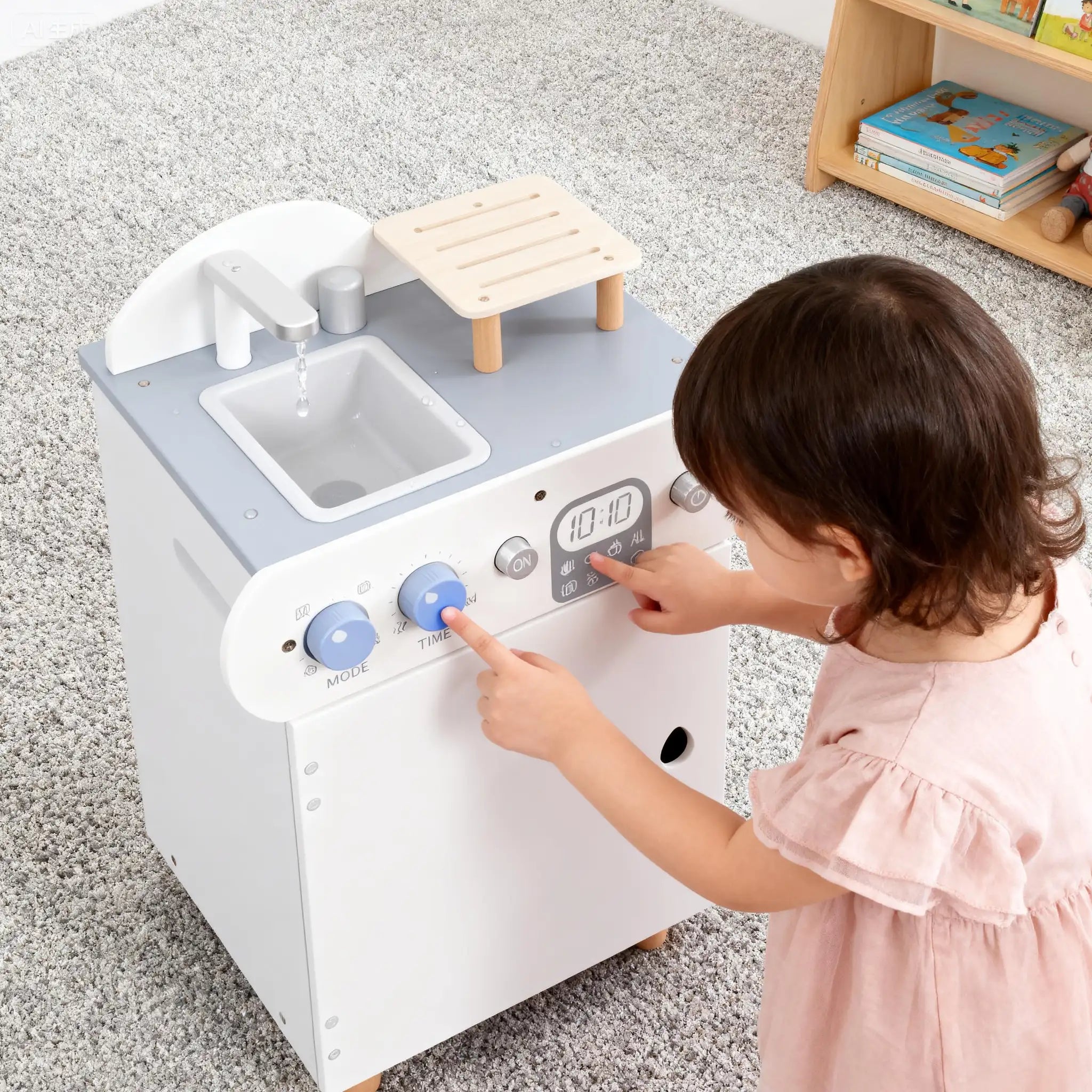 Eco-Friendly Wooden Dishwasher