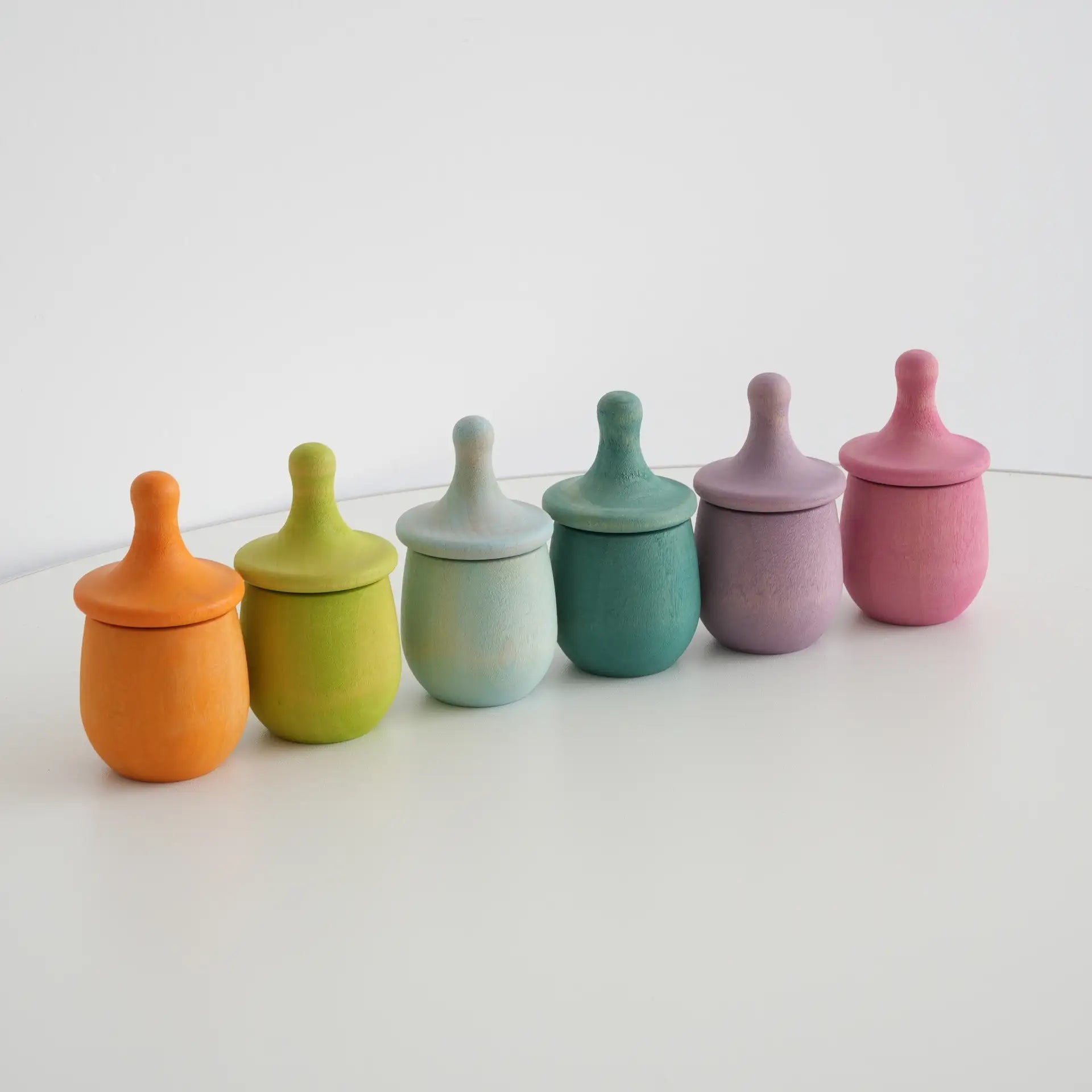 Montessori Wooden Peg Dolls Collection