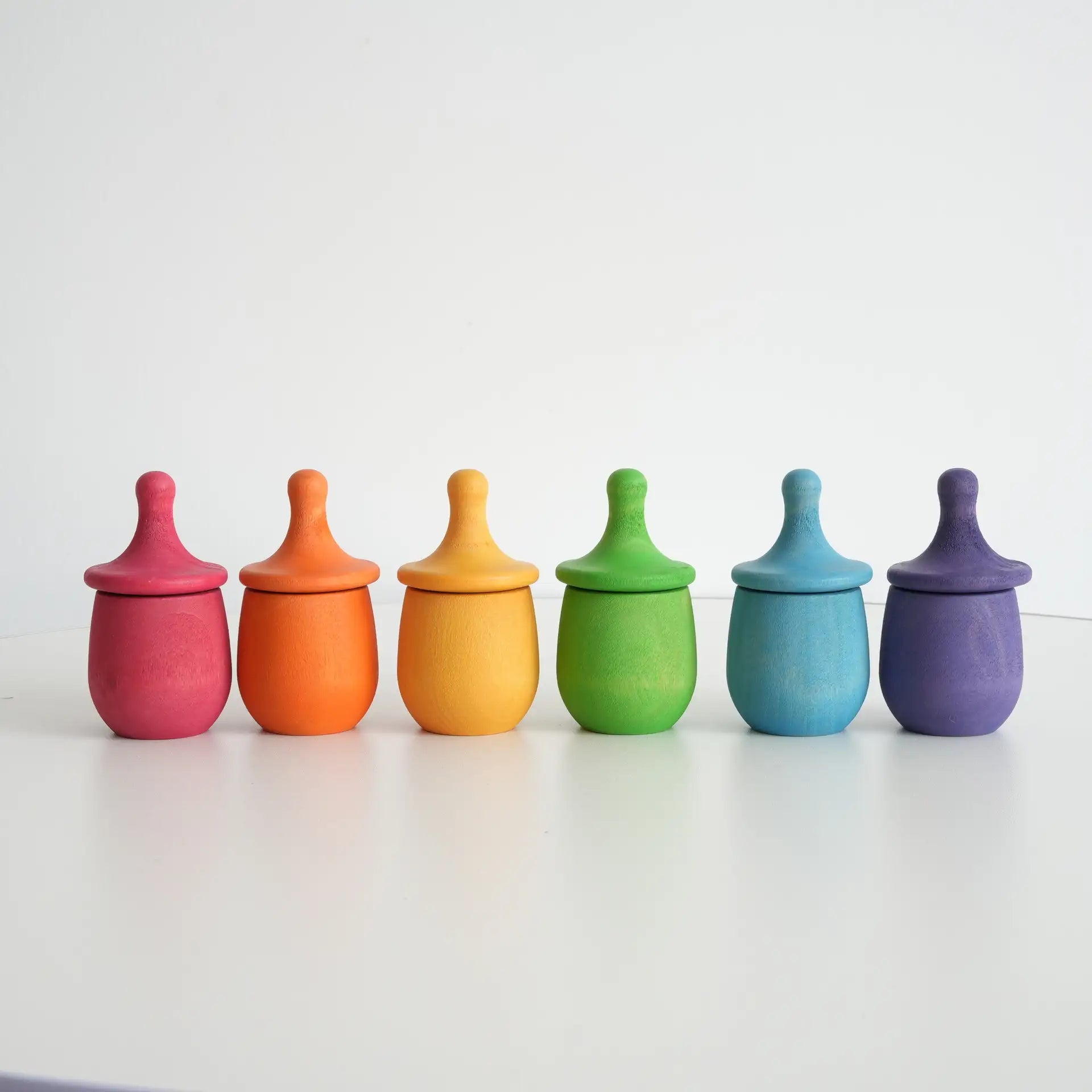 Montessori Wooden Peg Dolls Collection