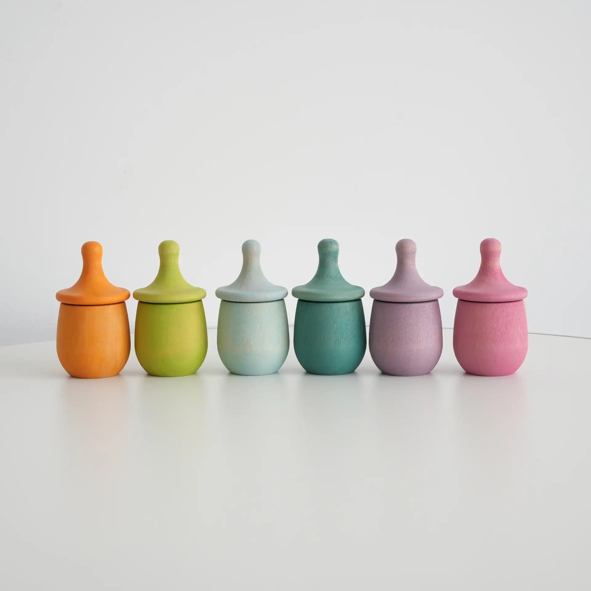 Montessori Wooden Peg Dolls Collection
