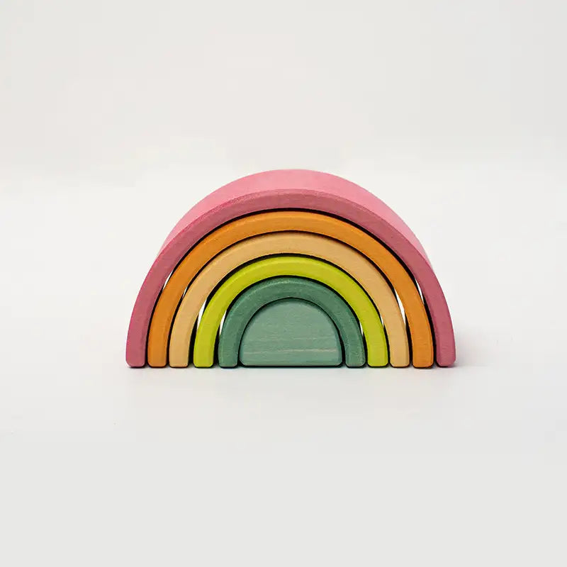 Mini Wooden Rainbow Stacker