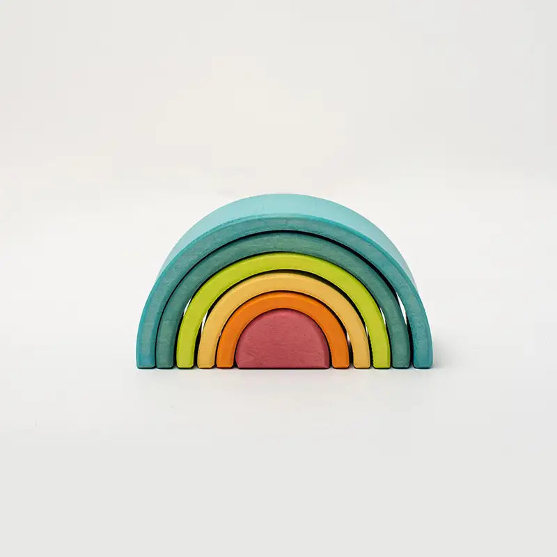 Mini Wooden Rainbow Stacker