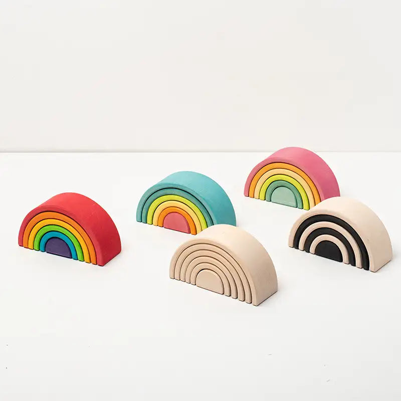 Mini Wooden Rainbow Stacker