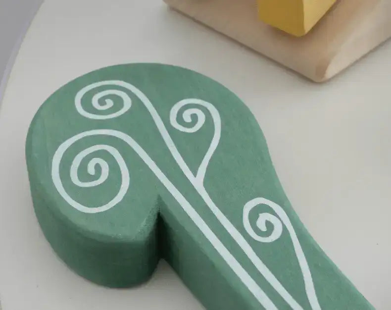 Montessori Dyed Linden Wood Weather Blocks