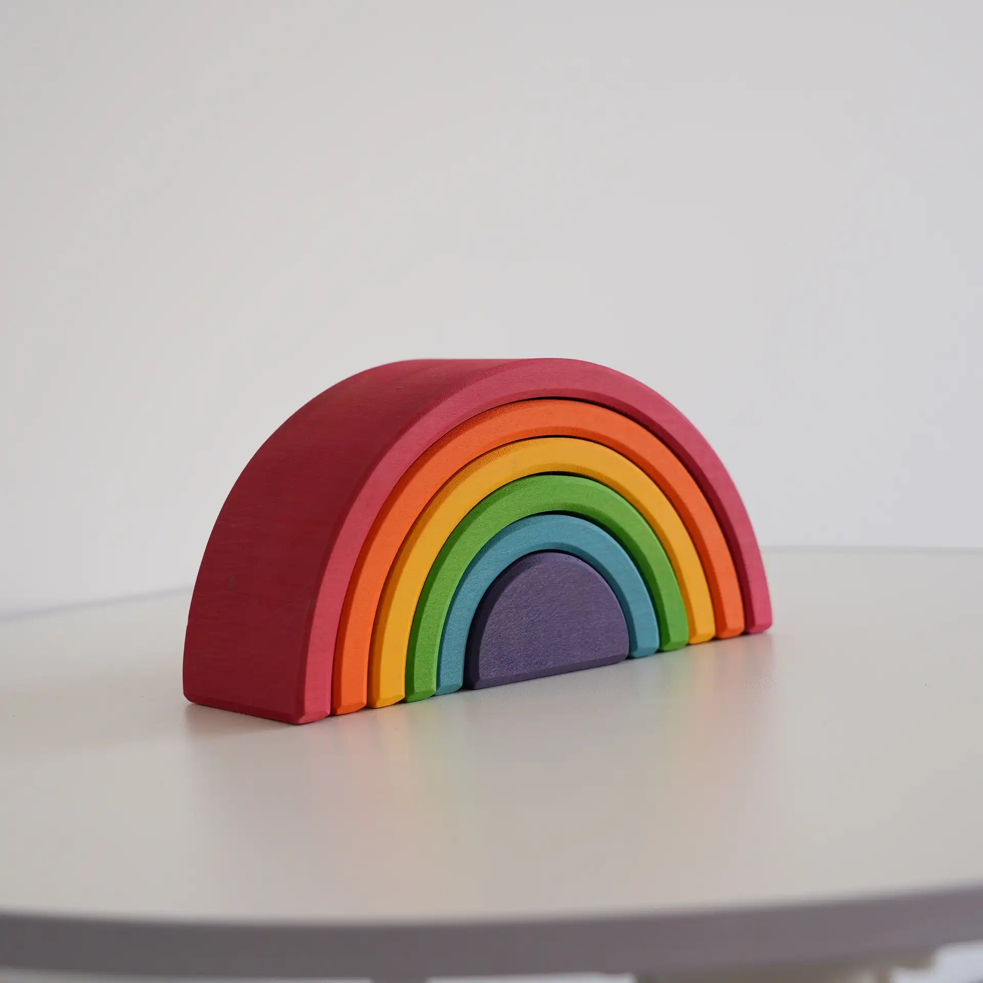 Wooden Rainbow Stacking Toy