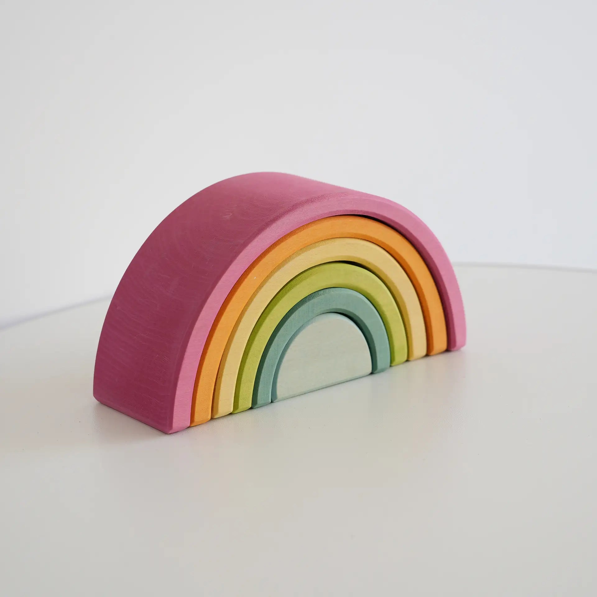 Wooden Rainbow Stacking Toy