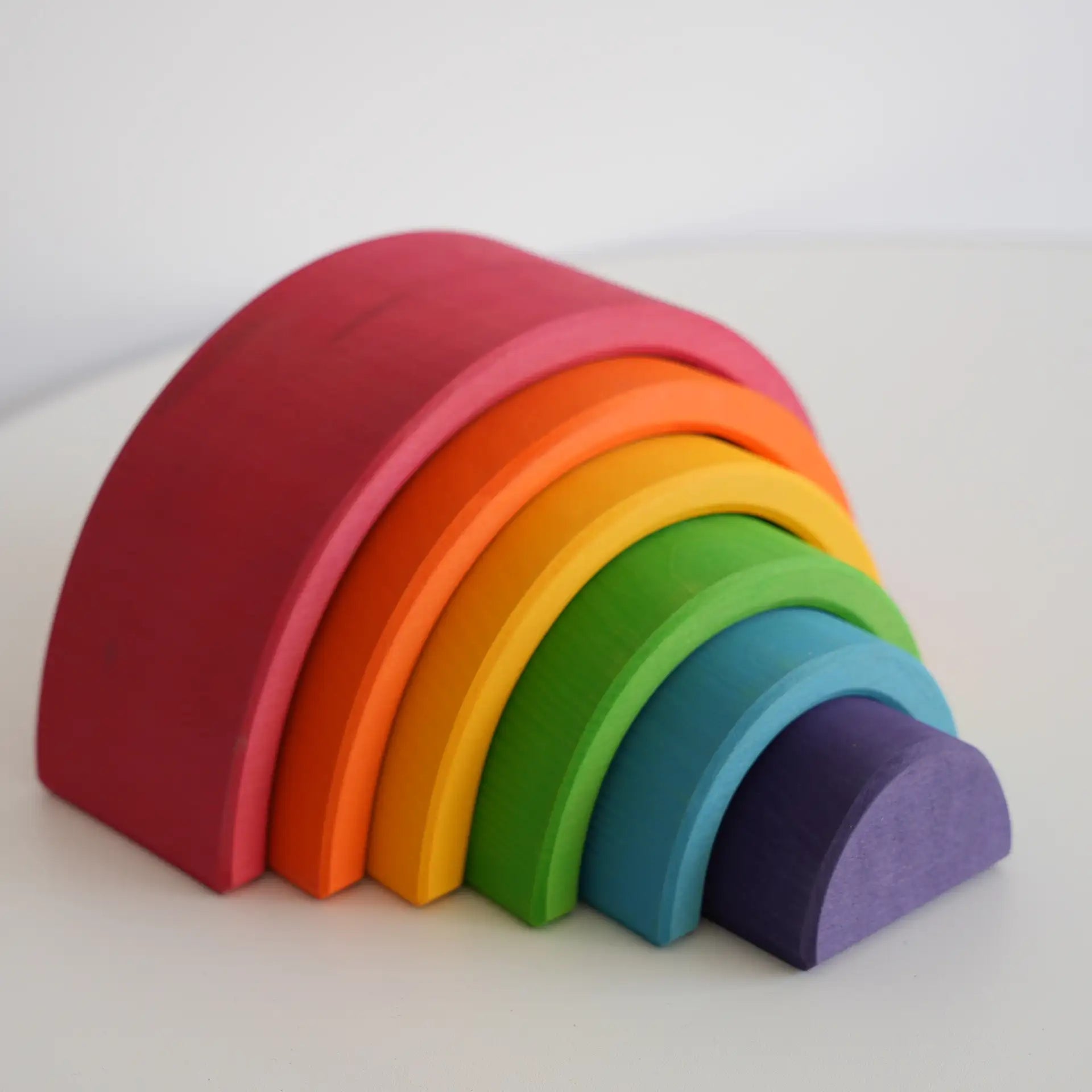 Wooden Rainbow Stacking Toy
