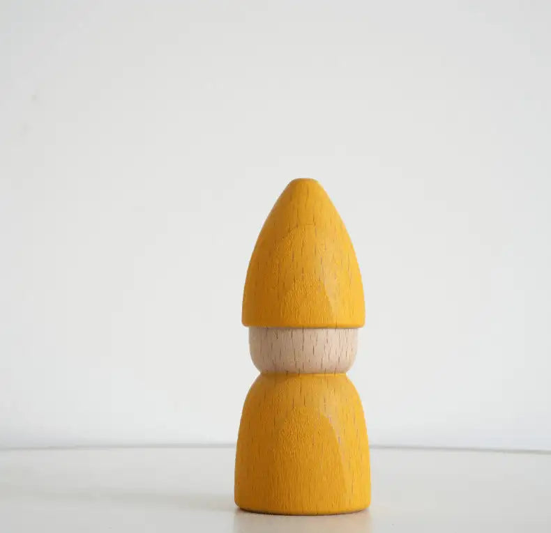 Montessori Wooden Peg Dolls Collection