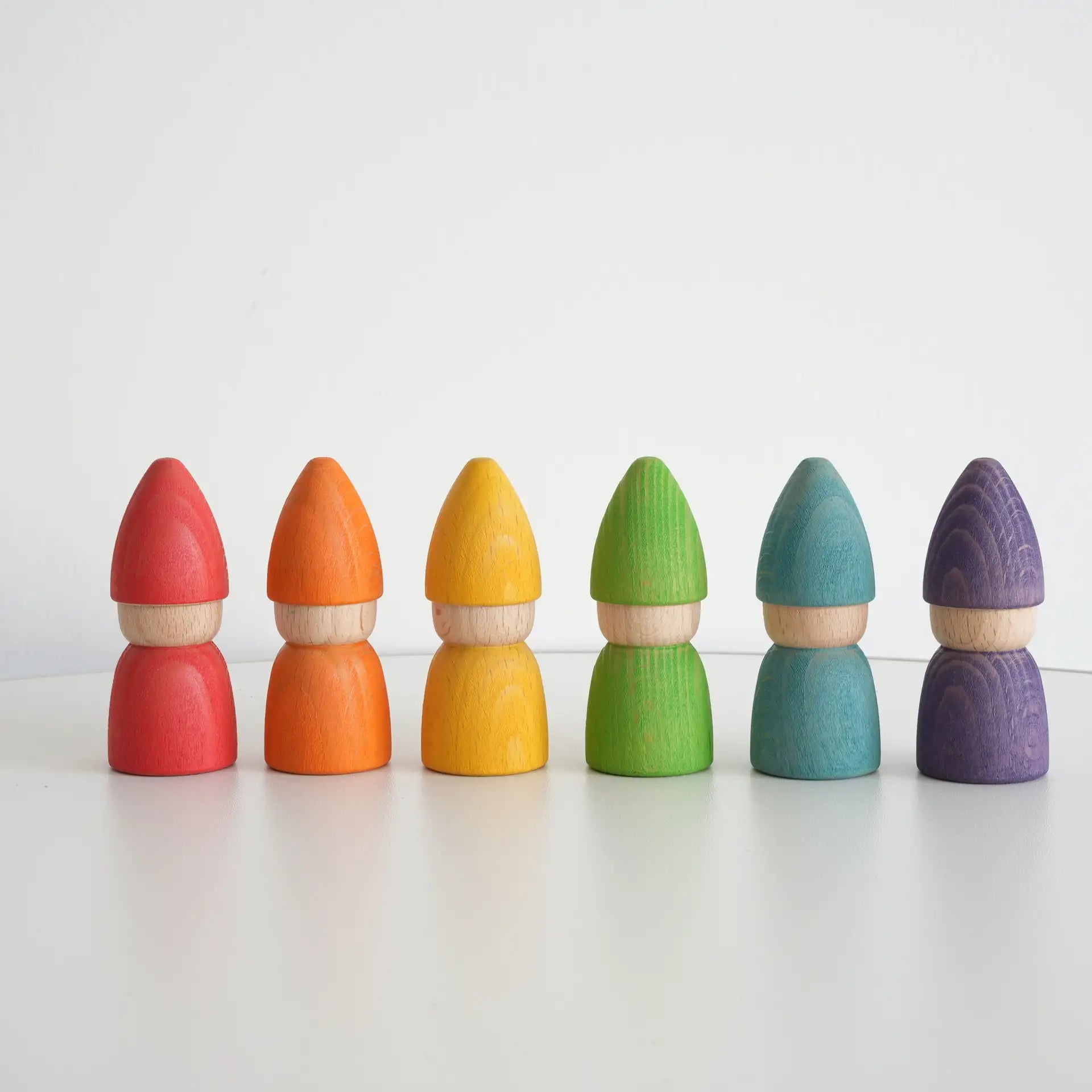 Montessori Wooden Peg Dolls Collection