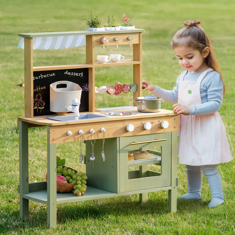 Outdoor Wooden Mud Kitchen - Lunamoa