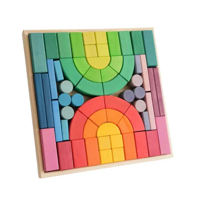 Lunamoa Rainbow Castle Blocks