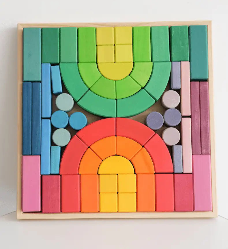 Lunamoa Rainbow Castle Blocks