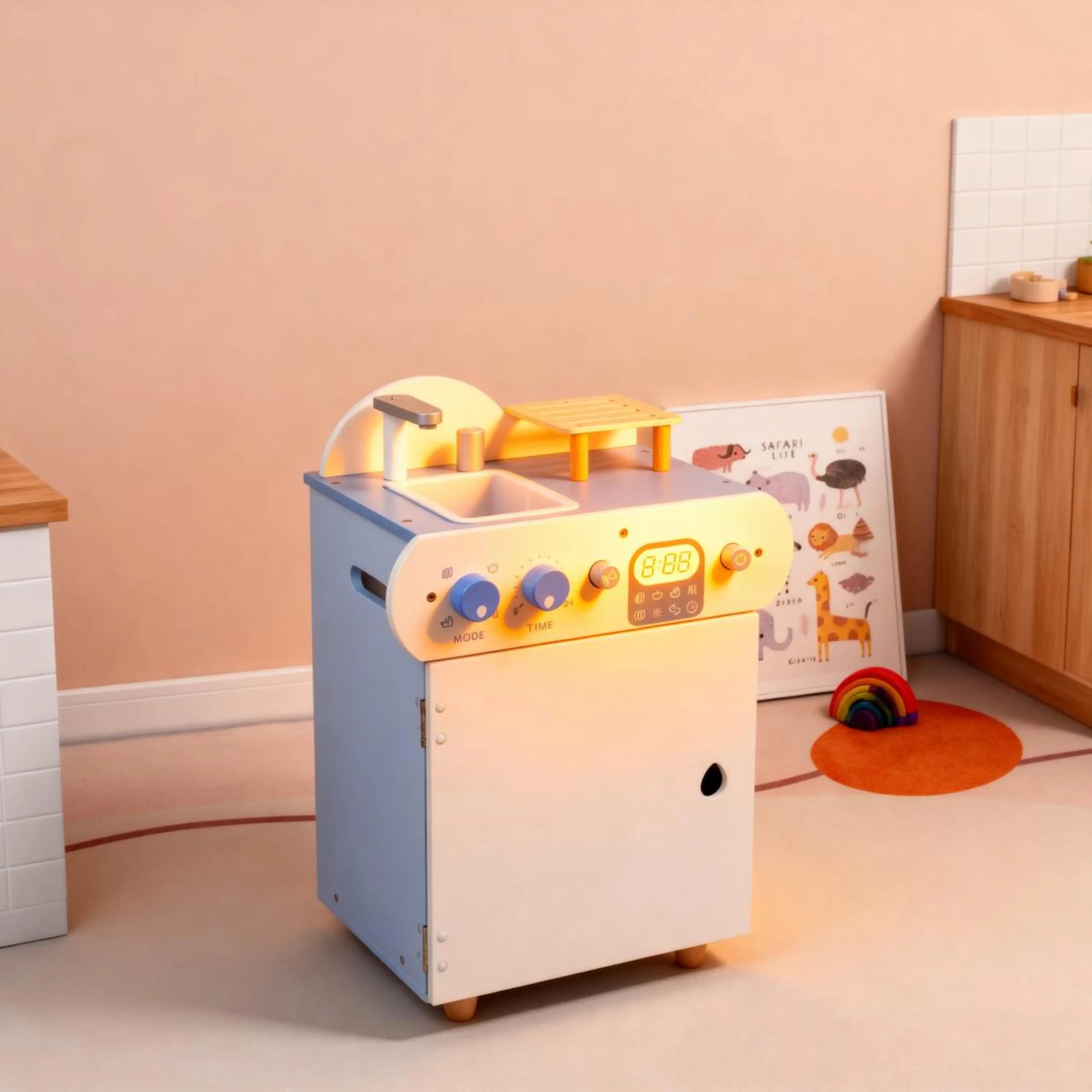 Eco-Friendly Wooden Dishwasher