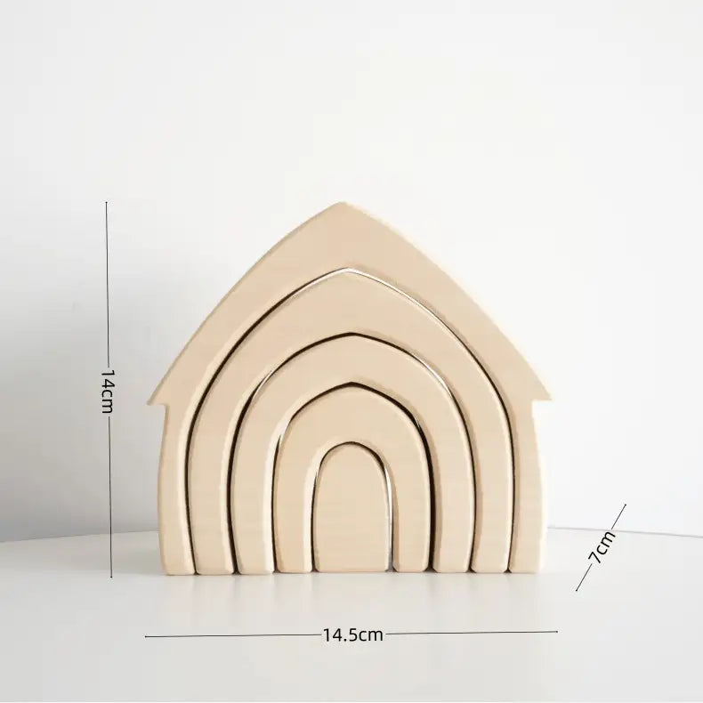 Montessori Birch Wood Small House