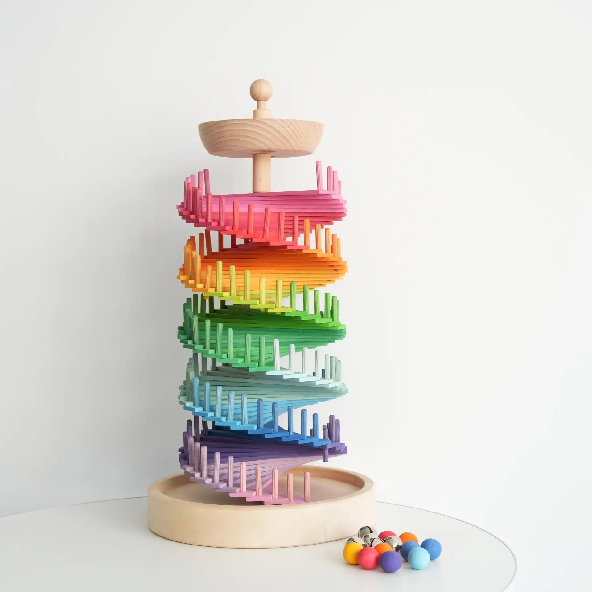 Wooden Block Set – Montessori Educational Building Toy for Kids
