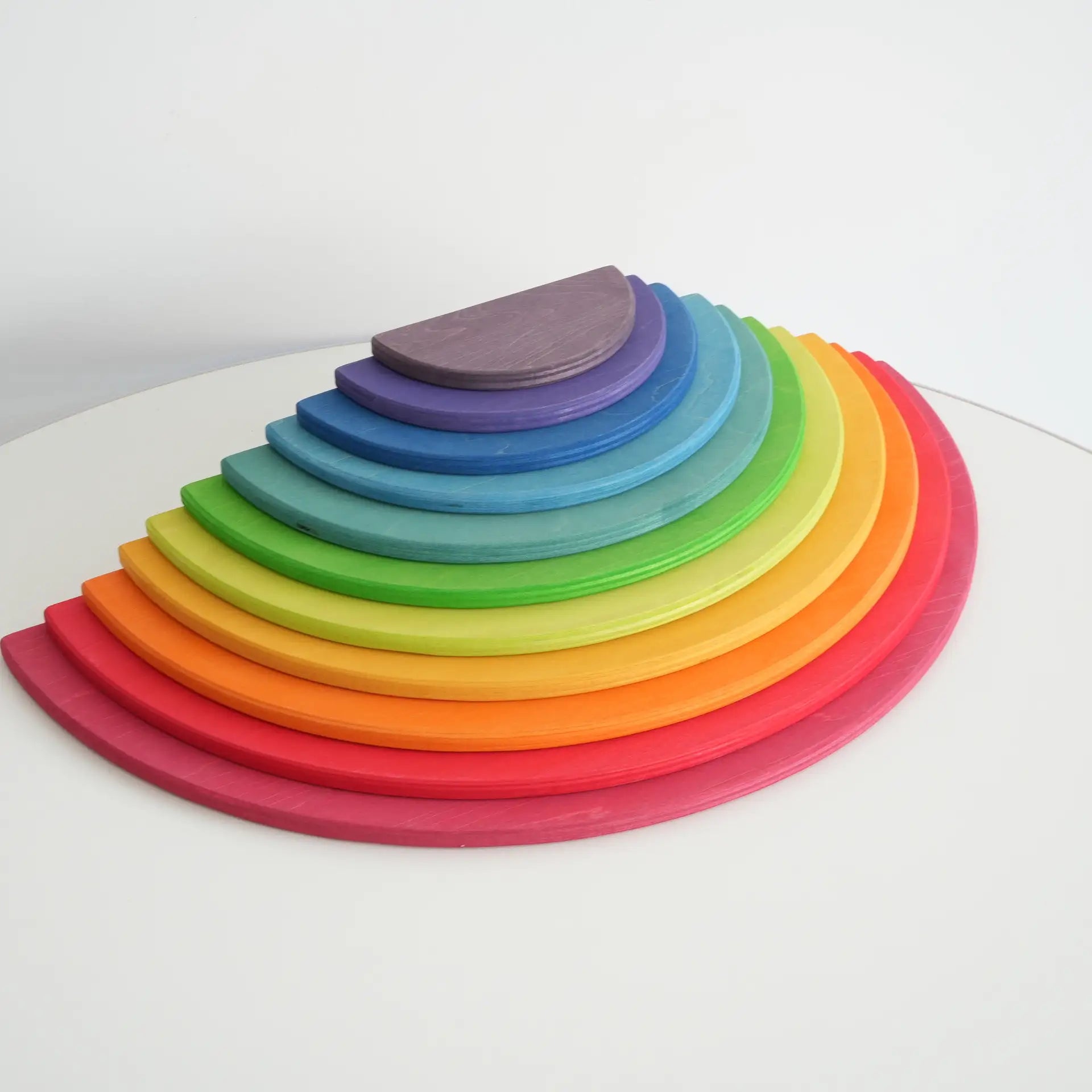 Wooden Rainbow Stacker – Large Montessori Toy