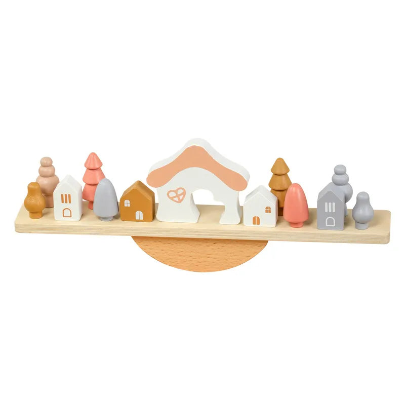 Rainbow Wooden Stacking Toys