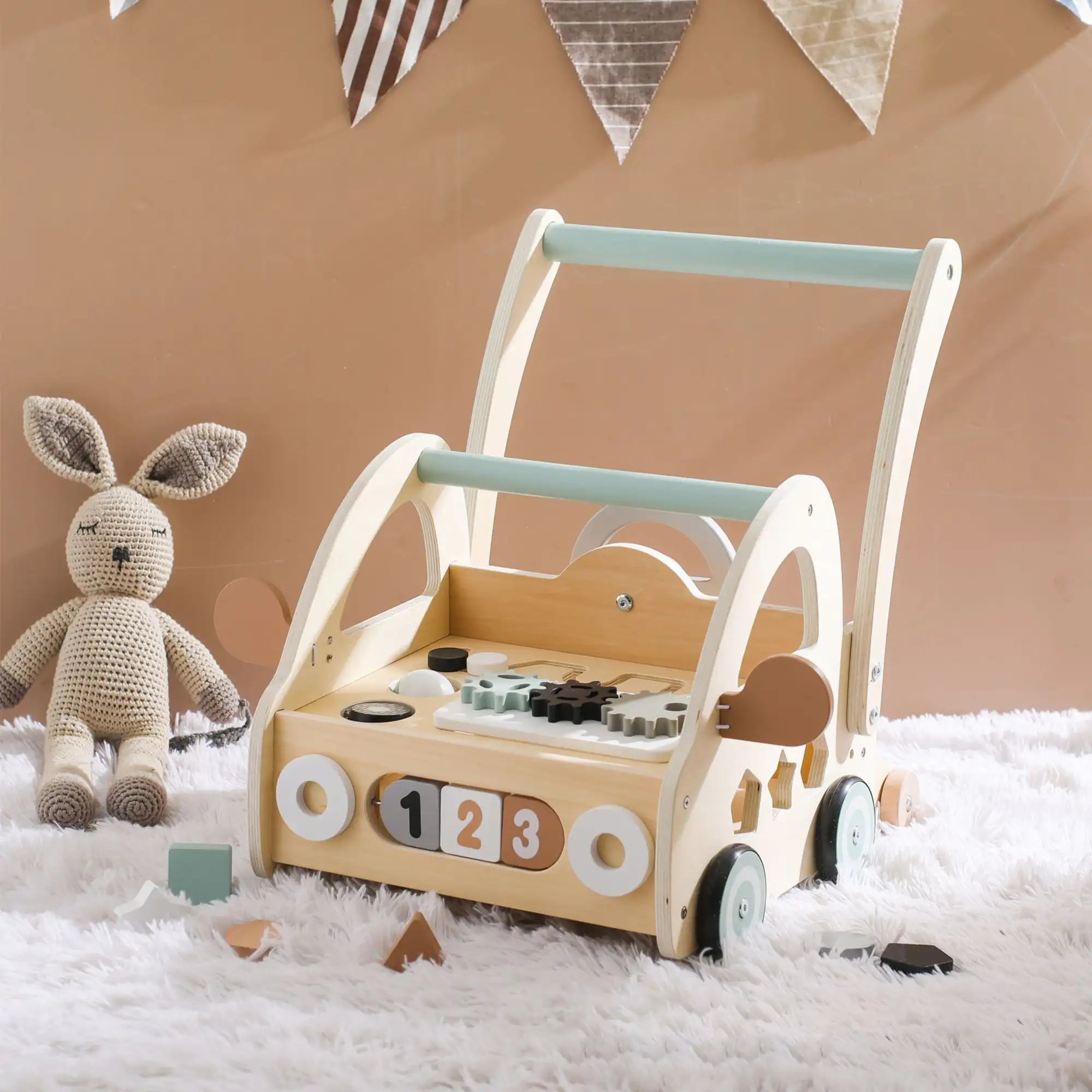 Trotteur en bois pour bébé Forest Friends