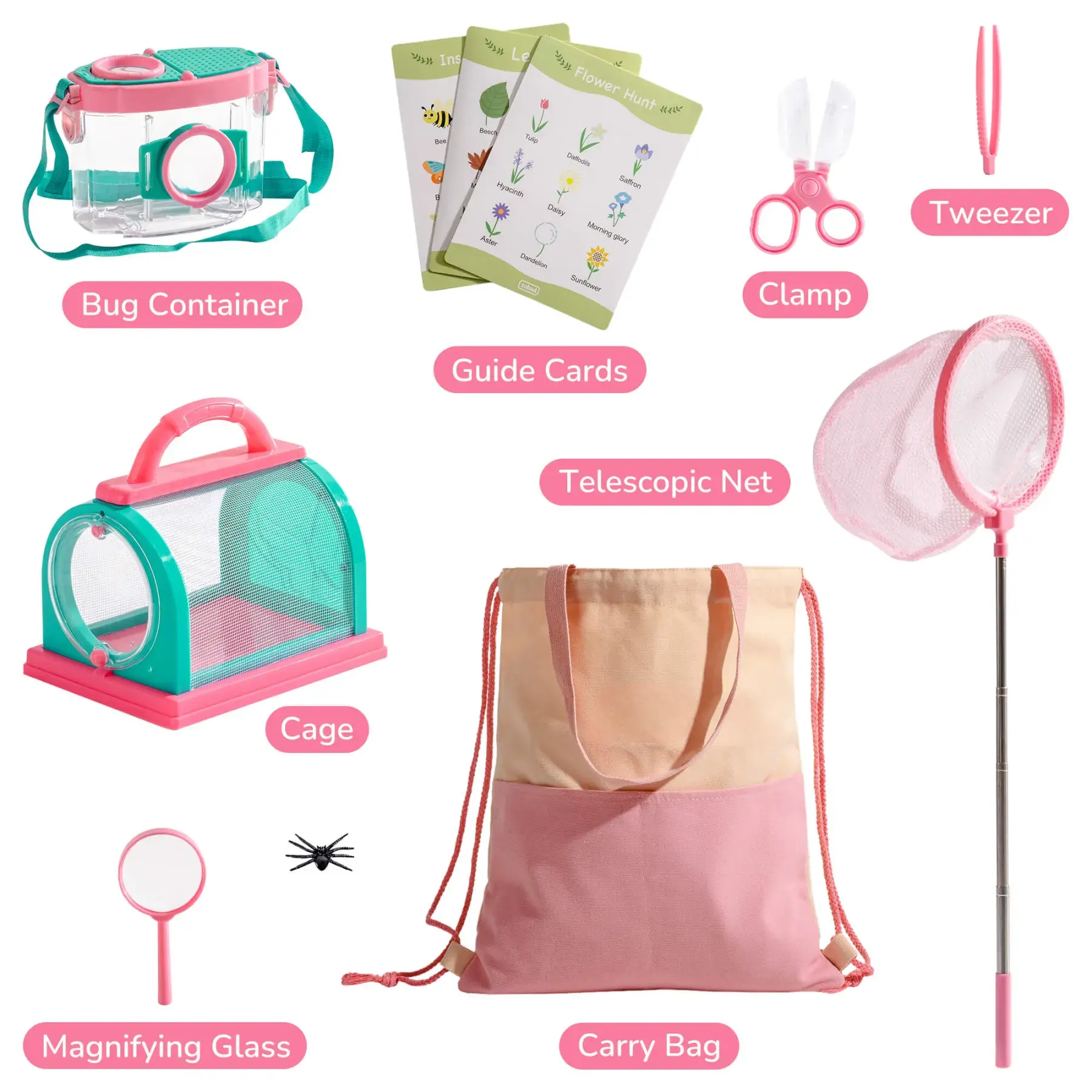 Outdoor Kids Explorer Kit – Pink Adventure Set