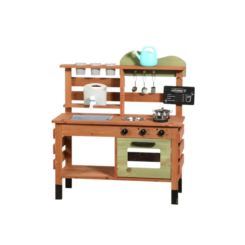Wooden Outdoor Mud Kitchen for Kids - Lunamoa
