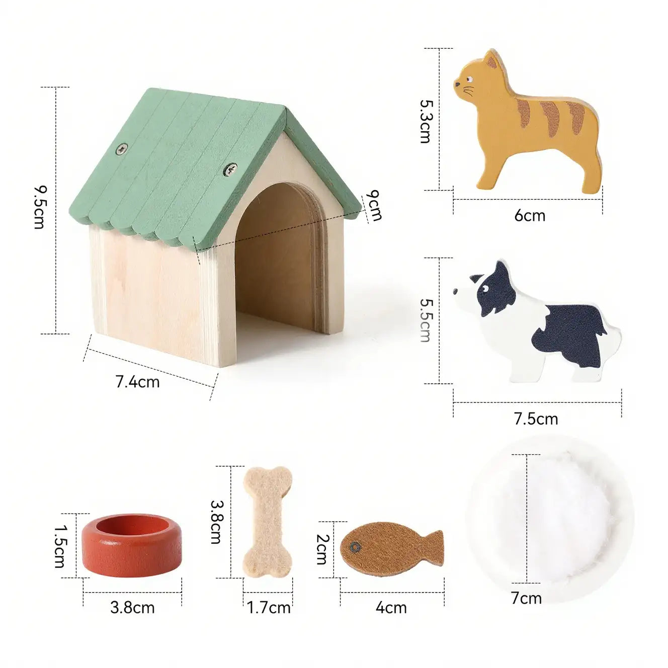Maisonnette en bois Lunamoa pour tout-petits