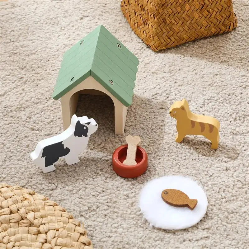 Maisonnette en bois Lunamoa pour tout-petits