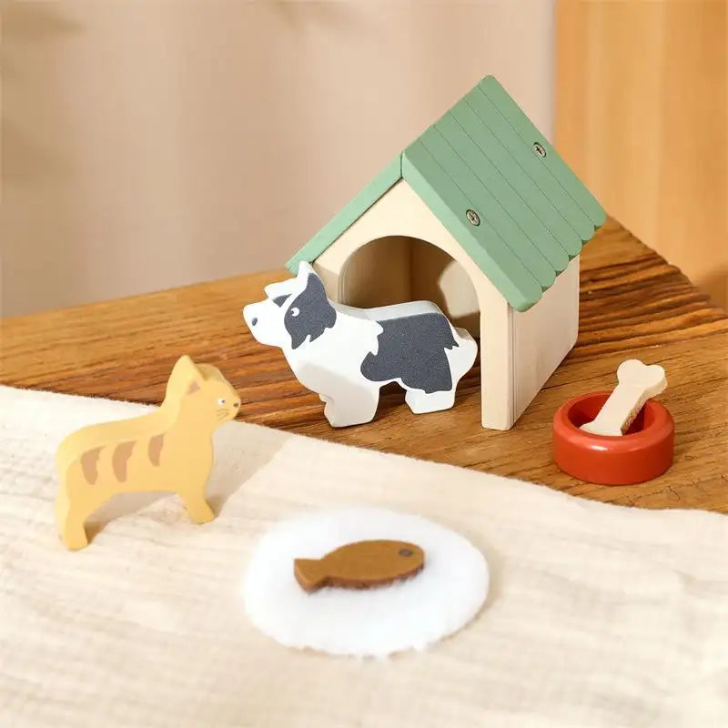 Maisonnette en bois Lunamoa pour tout-petits
