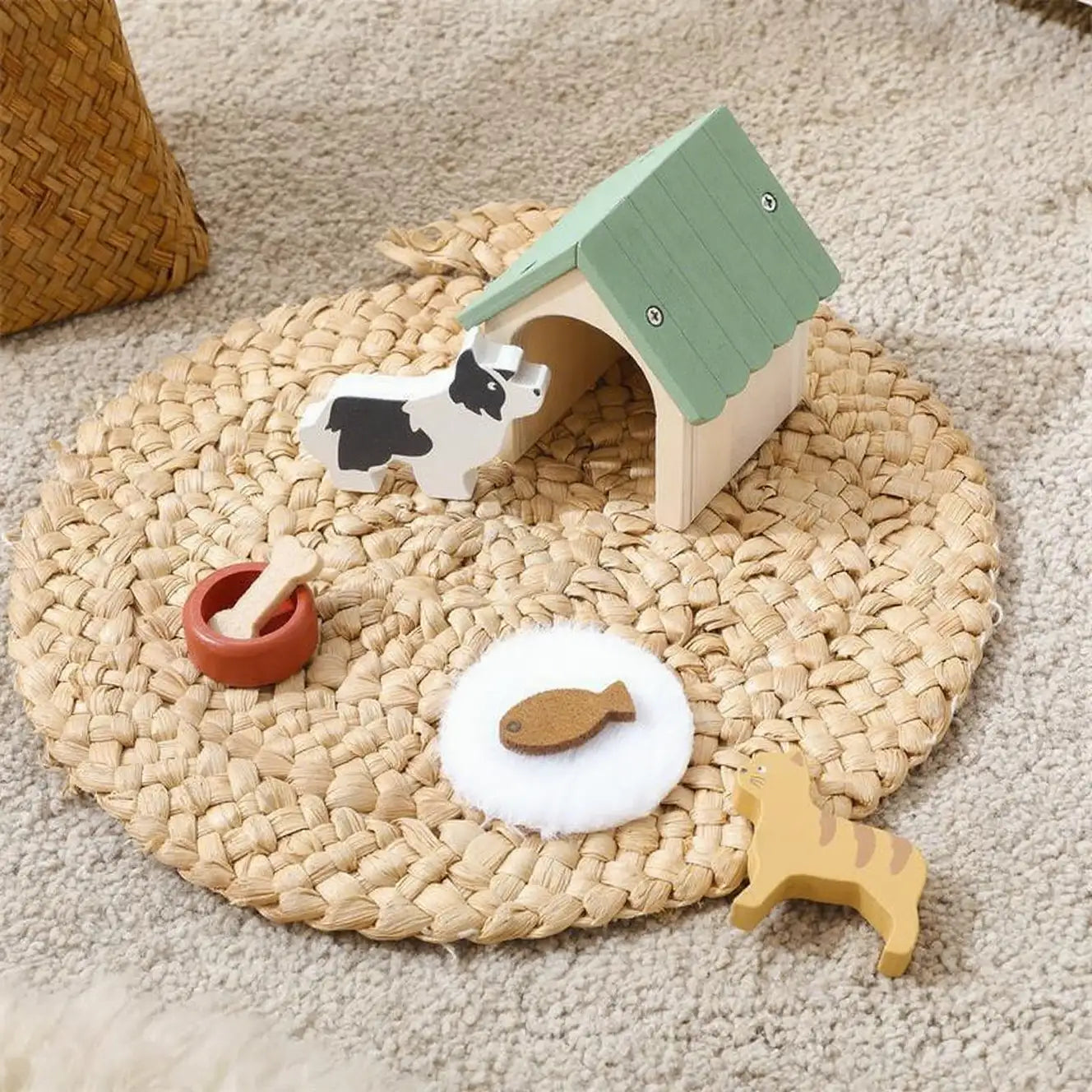 Maisonnette en bois Lunamoa pour tout-petits