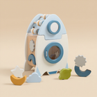 5-in-1 Montessori Rocket Shape Sorter Toy