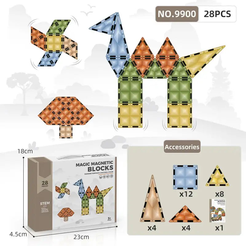 Kit de blocs magnétiques 