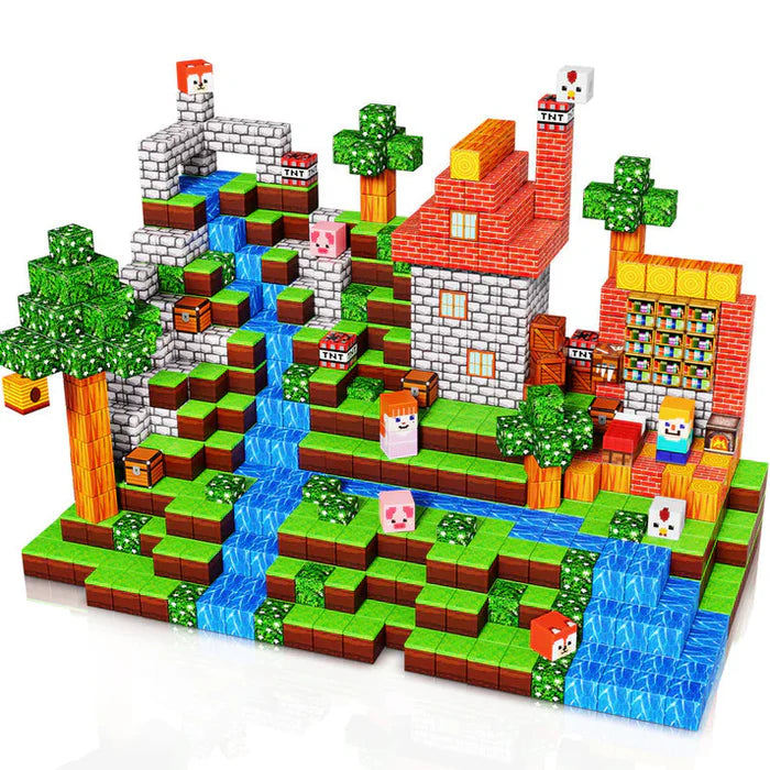 Magnetic Minecraft Blocks