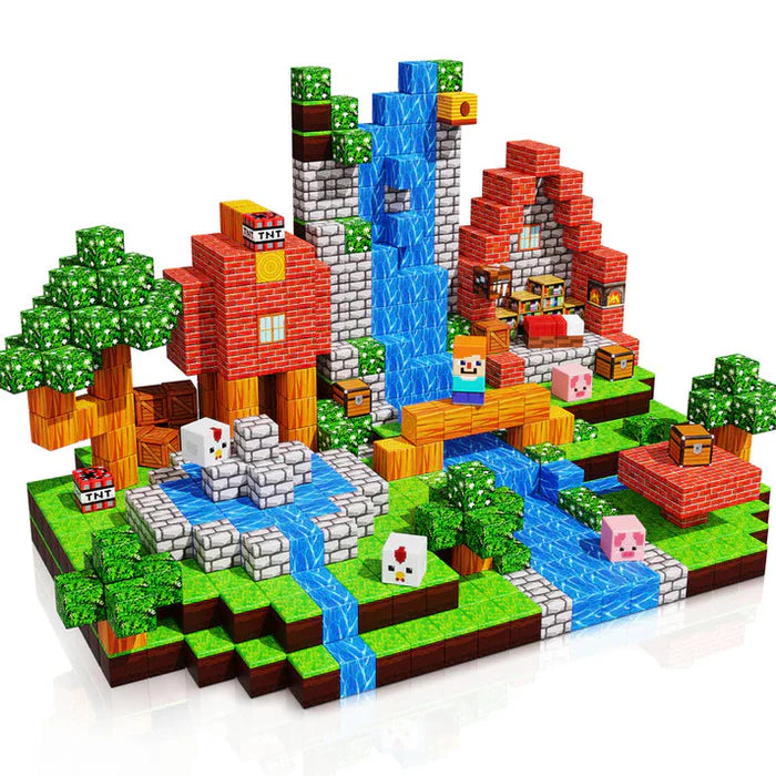 Magnetic Minecraft Blocks
