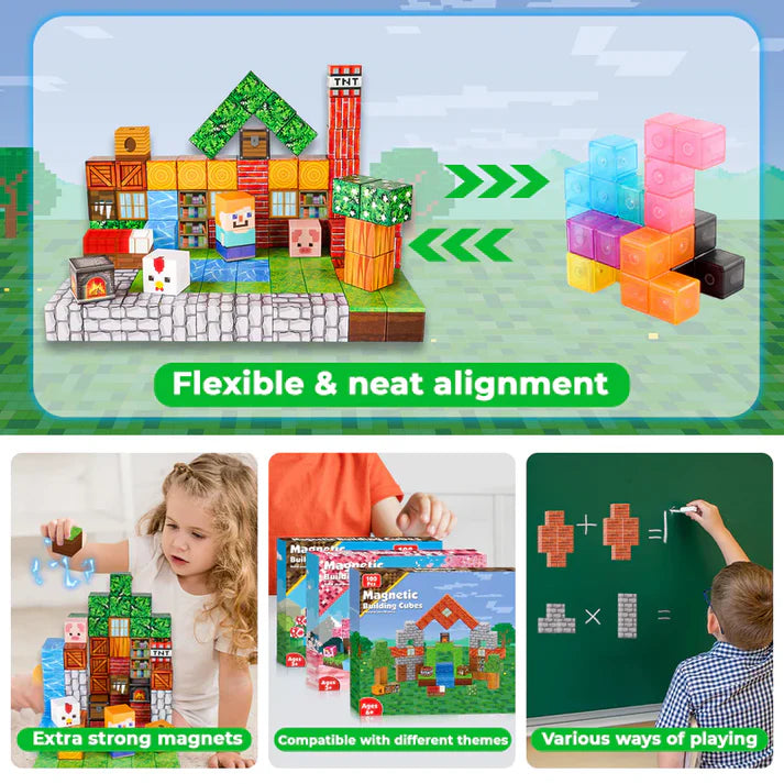 Blocs magnétiques Montessori 