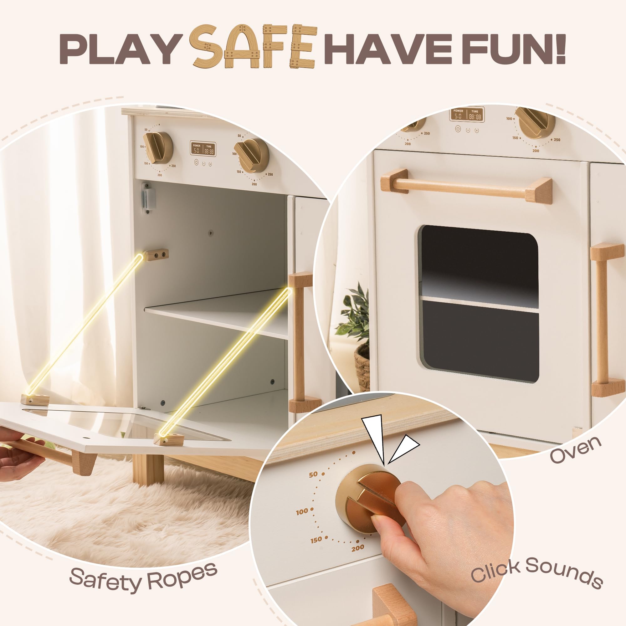 Montessori Wooden Toy Kitchen