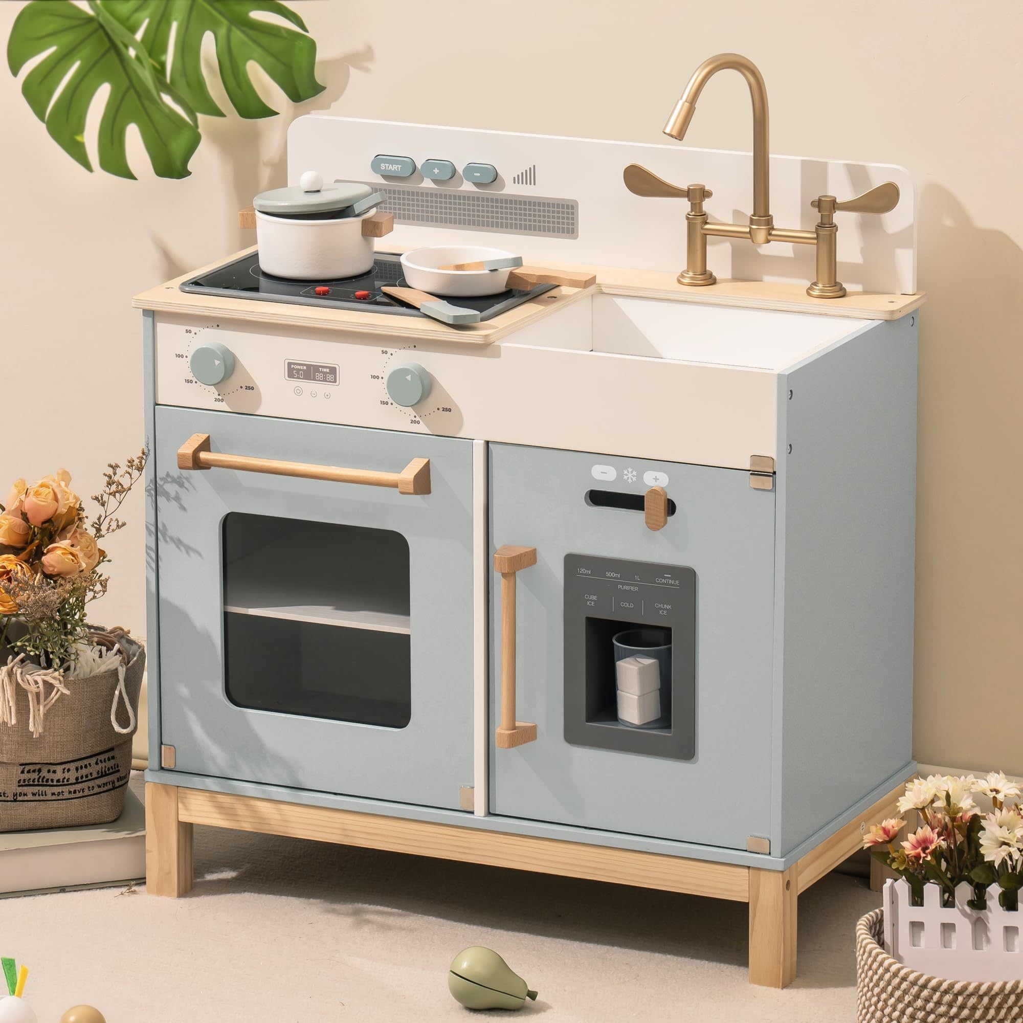Montessori Wooden Toy Kitchen