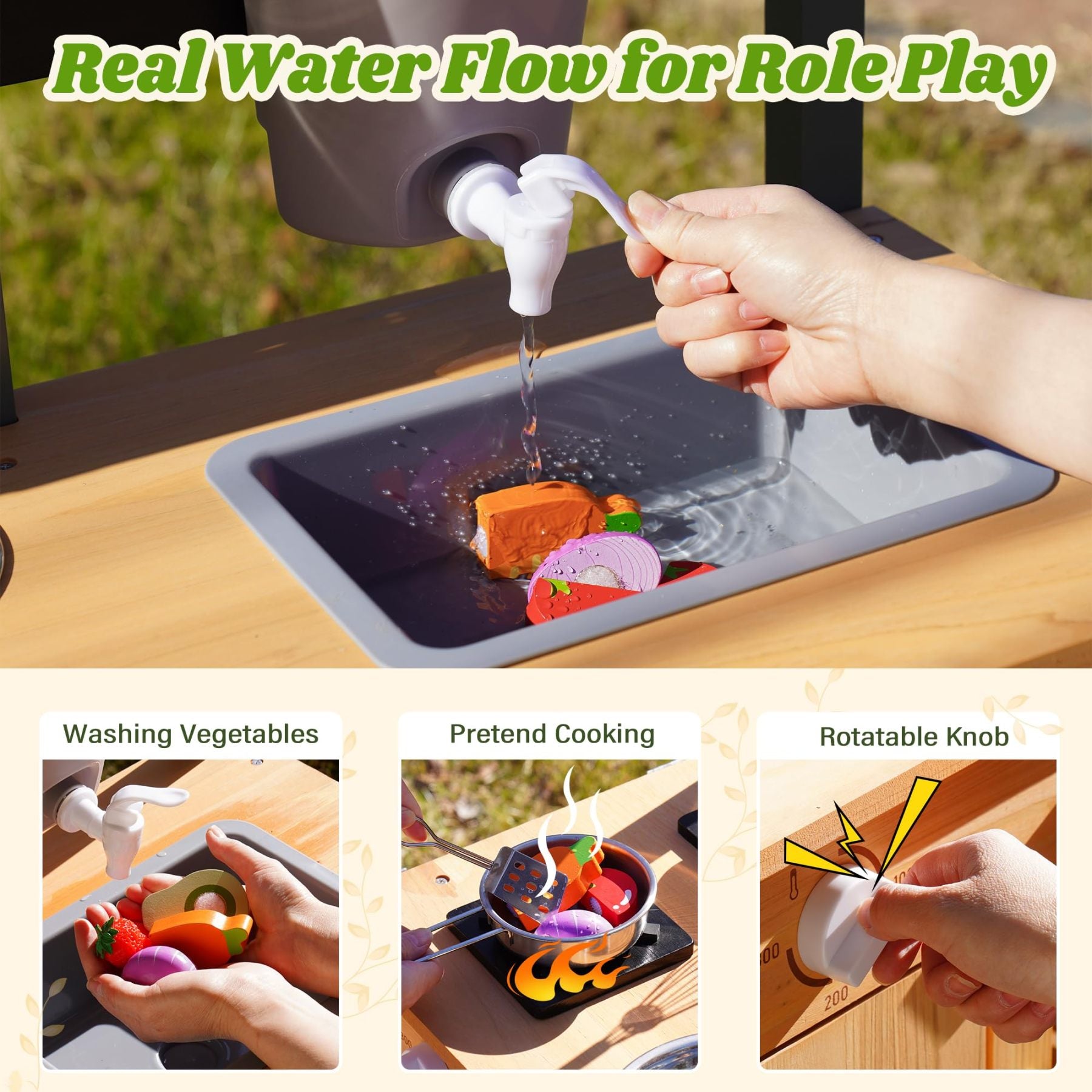 Matschspielküche im Freien