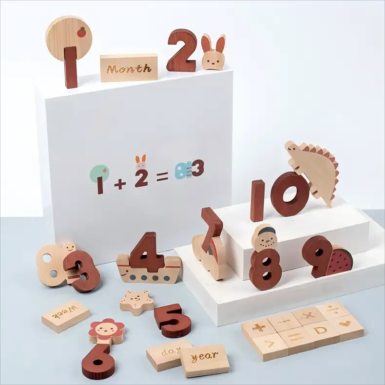 Ensemble de jouets en bois de qualité supérieure