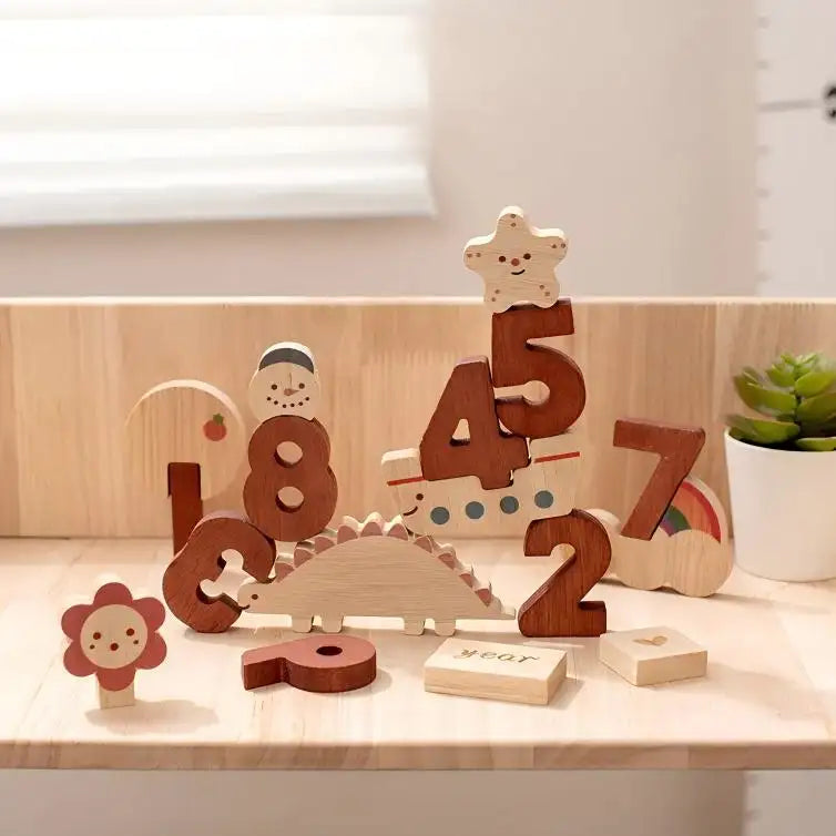 Ensemble de jouets en bois de qualité supérieure