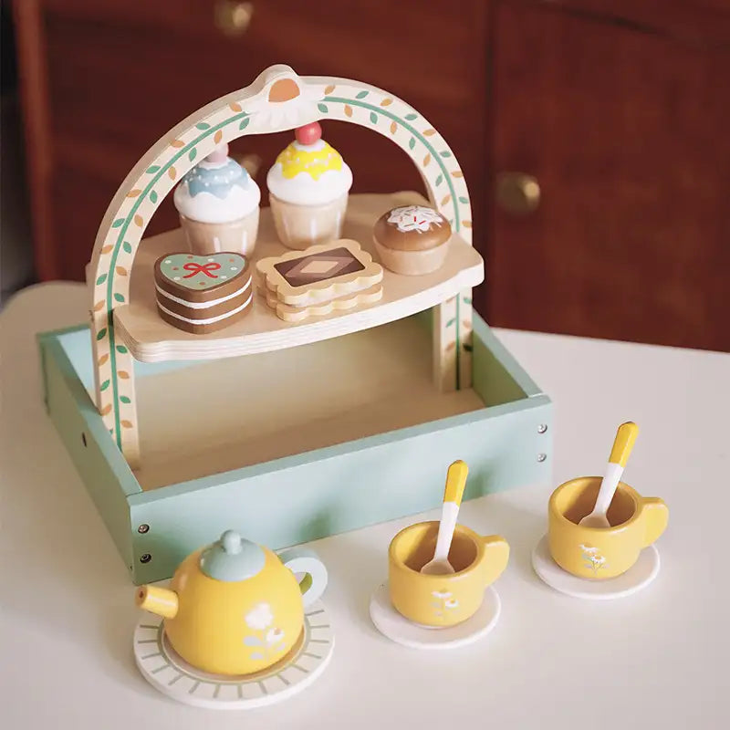 Wooden Pretend Royal Afternoon Tea Dessert Stand