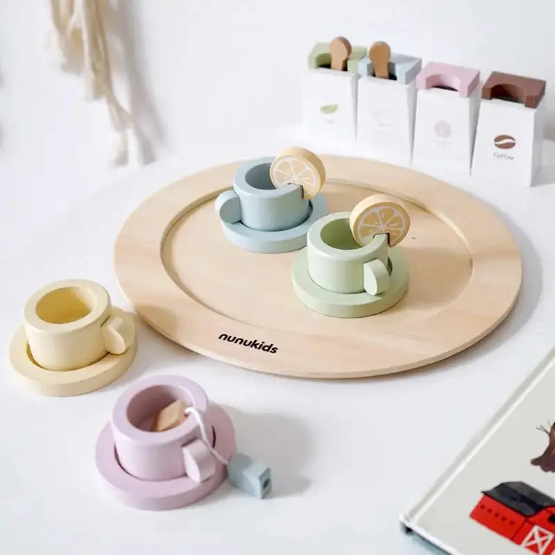 Wooden Dessert & Afternoon Tea Toy Set - Lunamoa
